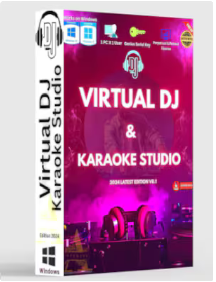 Virtual DJ and Karaoke Studio 7 (PC) (1 Device, Lifetime)